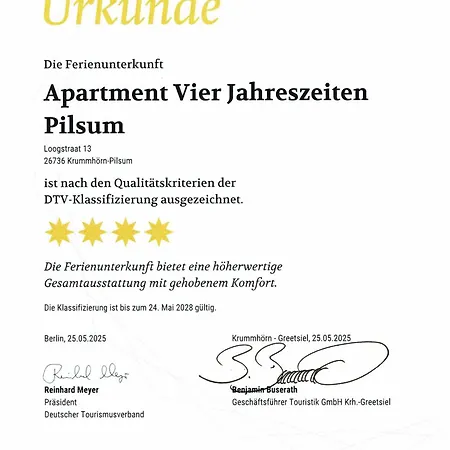 Vier Jahreszeiten Pilsum